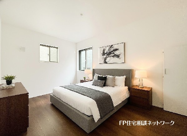 ■寝室■本画像はAIがCGで家具作成しており、実際の現地に家具は設置されておりません。また、販売価格に家具等は含まれておりません。