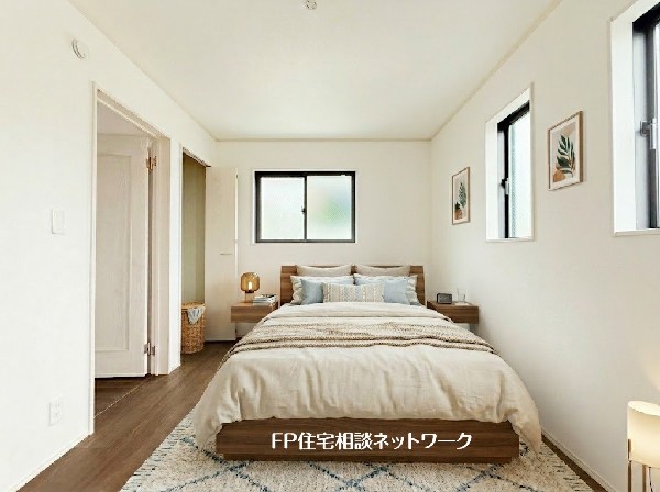 ■洋室■本画像はAIがCGで家具作成しており、実際の現地に家具は設置されておりません。また、販売価格に家具、小物等は含まれておりません。