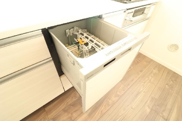 建物価格2200万円　建物面積100m2　  あったらいいなの代表的な設備である食洗機。ビルトイン型なので、おさまりもよく、使い勝手も良好です。