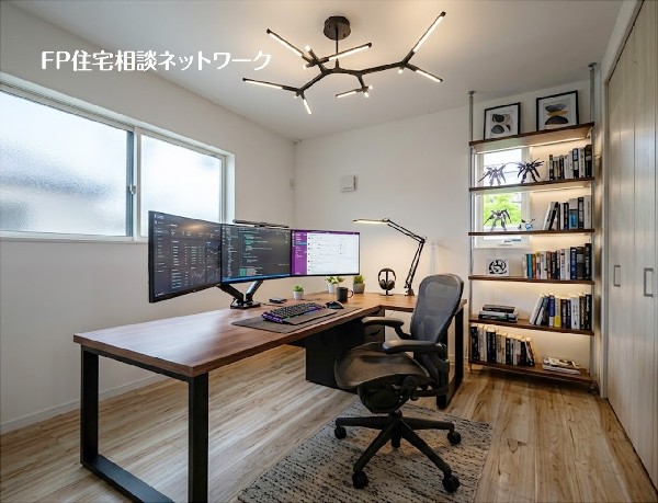 【洋室│4.5帖】本画像はAIがCGで家具を作成しており、実際の現地に家具は設置されておりません。また、販売価格に家具等は含まれておりません。