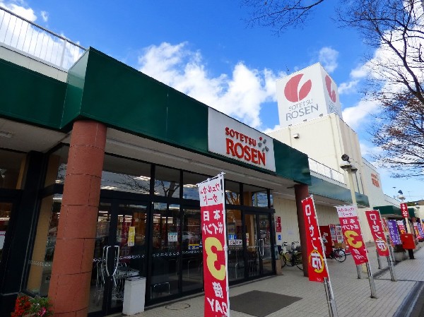 周辺環境:そうてつローゼン　たいら店(相鉄グループのスーパーとして神奈川中心に54店舗構える。朝8時～21時45分までの営業です。 )