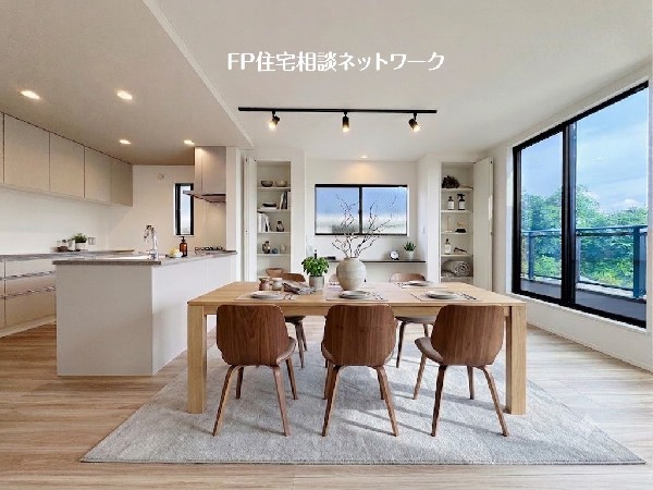 ■ダイニング■本画像はAIがCGで家具作成しており、実際の現地に家具は設置されておりません。また、販売価格に家具、小物等は含まれておりません。