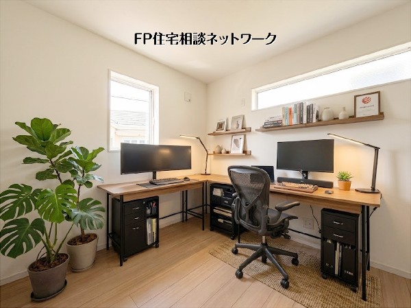 【洋室│6帖】  本画像はAIがCGで家具を作成しており、実際の現地に家具は設置されておりません。また、販売価格に家具等は含まれておりません。