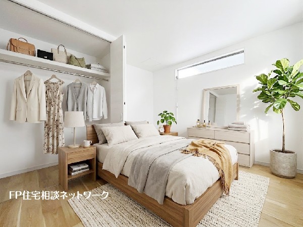 ■洋室■本画像はAIがCGで家具作成しており、実際の現地に家具は設置されておりません。また、販売価格に家具、小物等は含まれておりません。