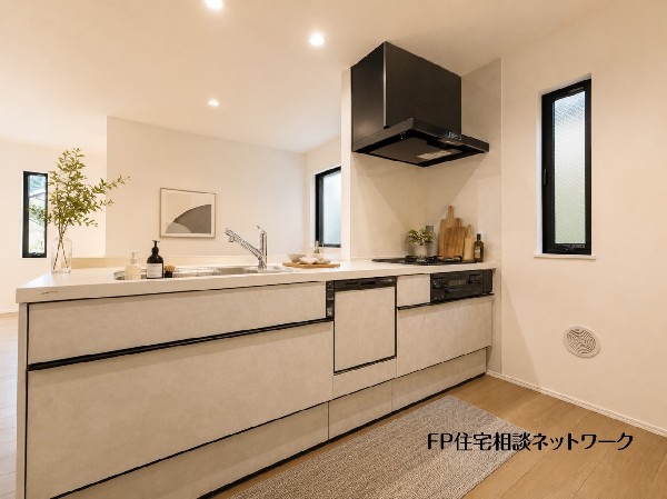 ■キッチン■本画像はAIがCGで家具作成しており、実際の現地に家具は設置されておりません。また、販売価格に家具、小物等は含まれておりません。