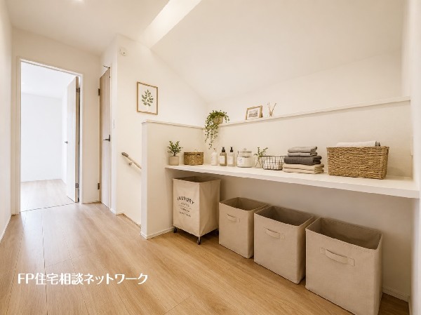 ■廊下■本画像はAIがCGで家具作成しており、実際の現地に家具は設置されておりません。また、販売価格に家具、小物等は含まれておりません。