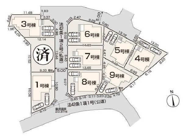 区画図:全体区画図