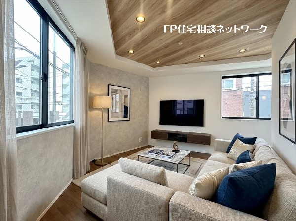 【LDK】  本画像はAIがCGで家具を作成しており、実際の現地に家具は設置されておりません。また、販売価格に家具等は含まれておりません。
