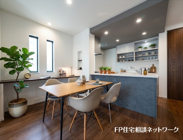 【LDK│17.2帖】  本画像はAIがCGで家具を作成しており、実際の現地に家具は設置されておりません。また、販売価格に家具等は含まれておりません。