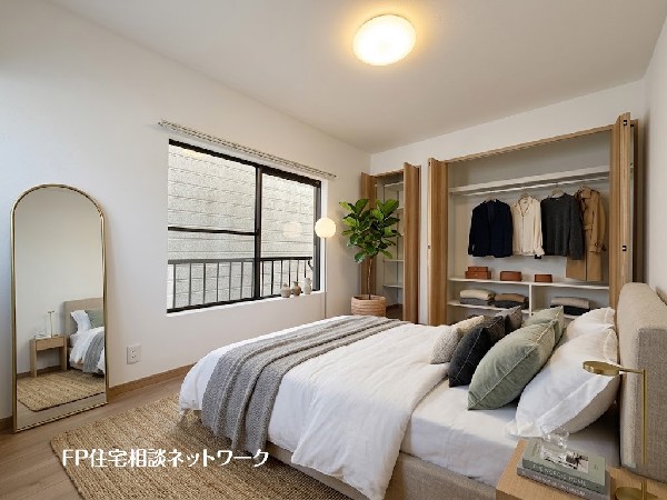■洋室■本画像はAIがCGで家具作成しており、実際の現地に家具は設置されておりません。また、販売価格に家具、小物等は含まれておりません。