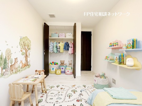 ■子供部屋■本画像はAIがCGで家具作成しており、実際の現地に家具は設置されておりません。また、販売価格に家具、小物等は含まれておりません。