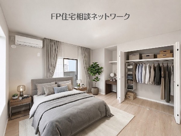 ■寝室■本画像はAIがCGで家具作成しており、実際の現地に家具は設置されておりません。また、販売価格に家具等は含まれておりません。