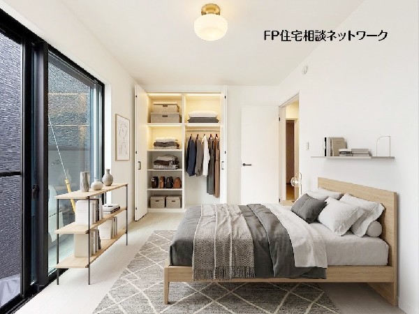 ■寝室■本画像はAIがCGで家具作成しており、実際の現地に家具は設置されておりません。また、販売価格に家具、小物等は含まれておりません。