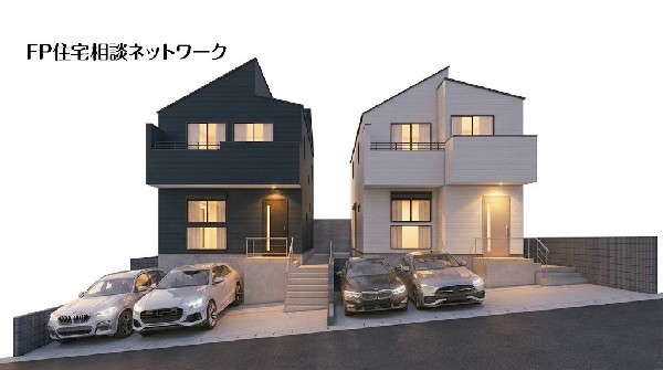 外観:3路線利用可能な「溝の口」駅まで徒歩15分の好立地！都内へのアクセスも良く、都内では難しい土地面積133m2以上のゆとりの2階建て住宅です。