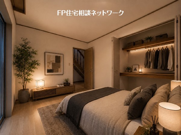 ■寝室■本画像はAIがCGで家具作成しており、実際の現地に家具は設置されておりません。また、販売価格に家具等は含まれておりません。