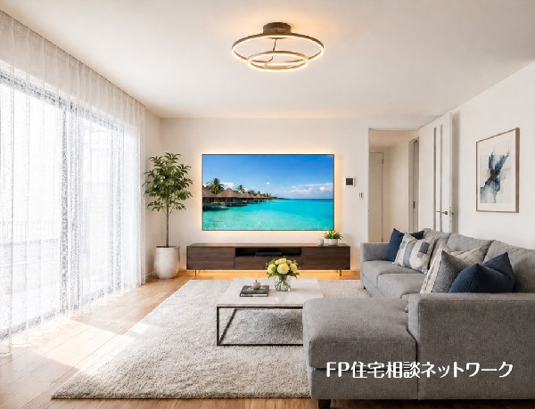 【LDK│18帖】  本画像はAIがCGで家具を作成しており、実際の現地に家具は設置されておりません。また、販売価格に家具等は含まれておりません。