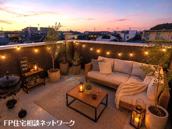 標準プラン例　延床面積100m2　2階建て