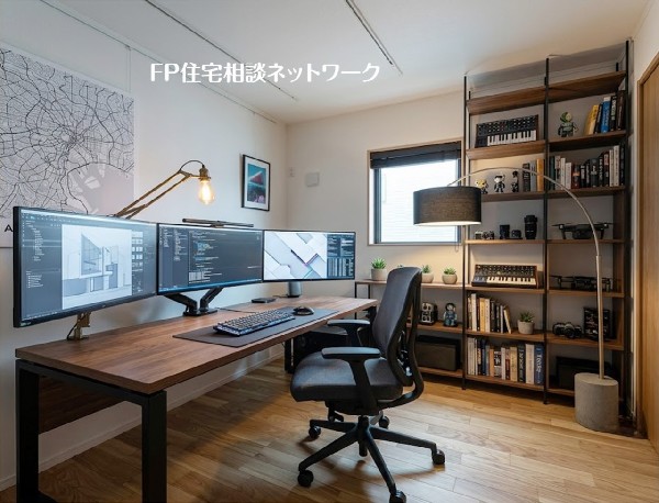 【洋室│6帖】  本画像はAIがCGで家具を作成しており、実際の現地に家具は設置されておりません。また、販売価格に家具等は含まれておりません。