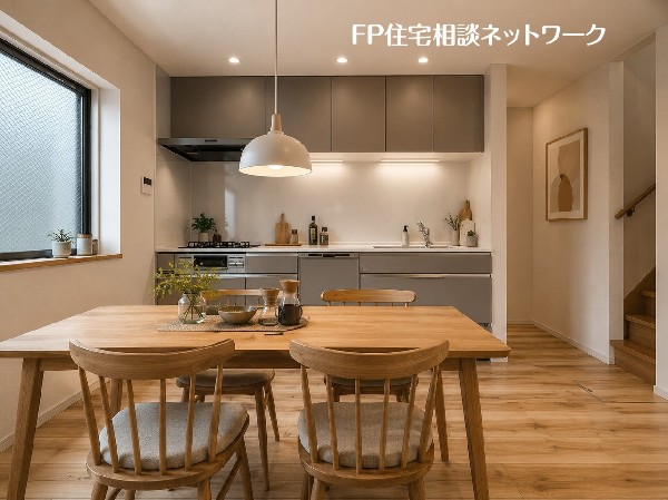 ■キッチン■本画像はAIがCGで家具作成しており、実際の現地に家具は設置されておりません。また、販売価格に家具等は含まれておりません。