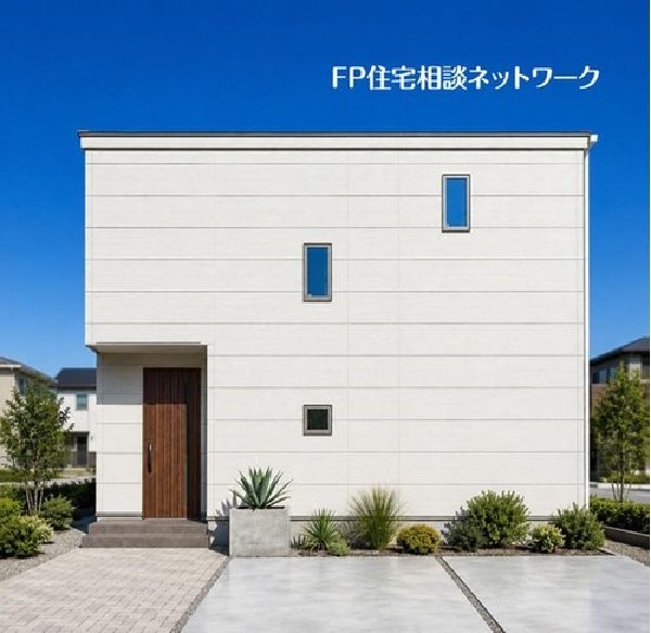 外観:車通りが少ない閑静なエリアに、洗練されたデザインの邸宅が誕生しました。家族だけの時間を大切にできる、安らぎの空間です。