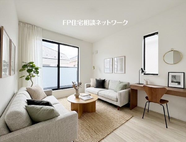 【洋室│5.7帖】  本画像はAIがCGで家具を作成しており、実際の現地に家具は設置されておりません。また、販売価格に家具等は含まれておりません。 