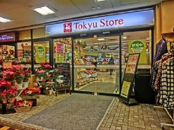 周辺環境:東急ストア 菊名店(菊名駅ビル内のスーパー。店内は明るく清潔感があり適度な広さです。営業時間は8：00～24：00。)