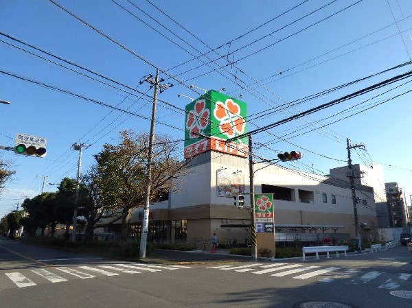 周辺環境:ライフ鶴見下野谷町店(鶴見周辺で一番の広さ、品揃えのスーパー。清潔感のある店内で買い物しやすい。約100台の広い駐車場有。)