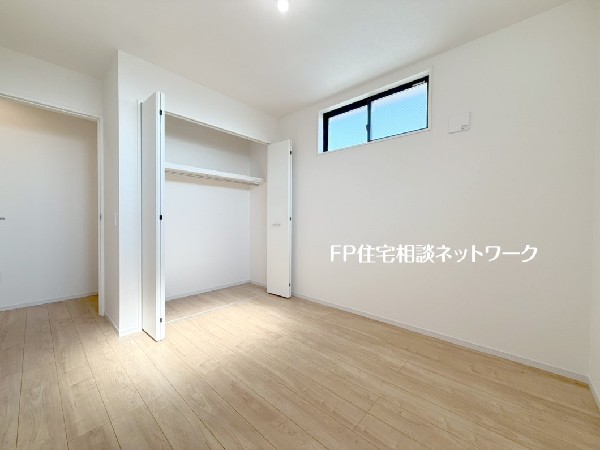 全居室クローゼット付ですっきり片付く住まい。居室空間を隅々まで使えるのが嬉しいですね。