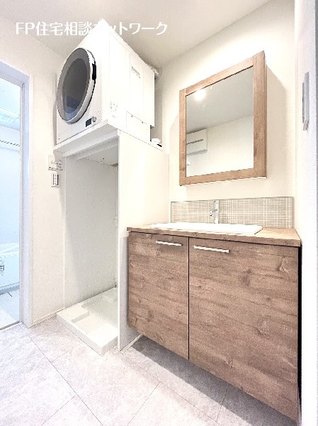 ガス衣類乾燥機の乾太くんを設置！溜まった洗濯物もガスの力でスピード乾燥！家事の時短が叶う便利な設備。