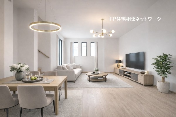 オープンでのびやかな空間を生み出す、広がりとゆとり。家族と過ごす時間を大切にしたい方にぴったりです。