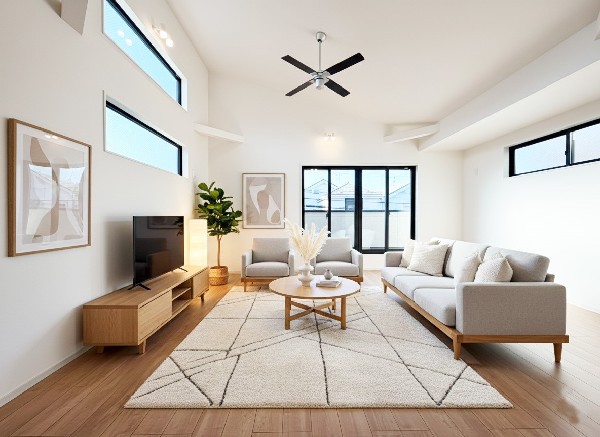 本画像はAIがCGで家具作成しています。現地に家具は設置されておらず販売価格に含まれておりません。