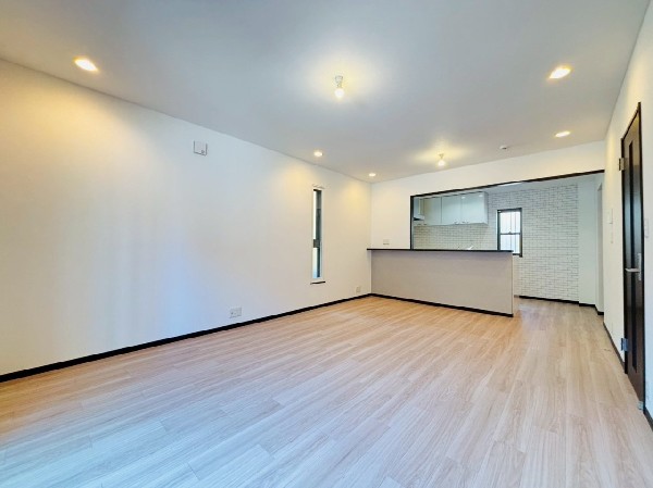 オープンでのびやかな空間を生み出す、広がりとゆとり。家族と過ごす時間を大切にしたい方にぴったりです。