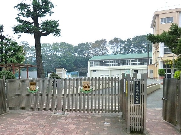 周辺環境:三ツ沢小学校(豊顕寺市民の森に繋がるせせらぎ緑道沿いにある小学校。校内にほたるドームがあり、愛育活動をしています。)