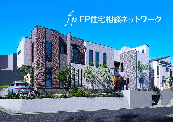 外観:（参考プラン・完成イメージ）閑静な住宅地に馴染む落ち着いた色合いの外観。飽きのこない高級感のあるデザインです。