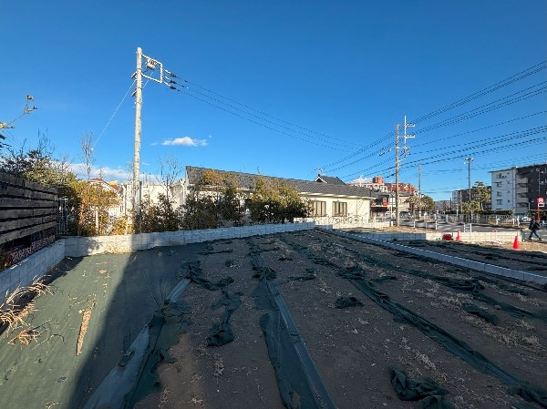 外観:敷地が53坪以上あるので、お庭をつくったり建物の配置も自由自在です！