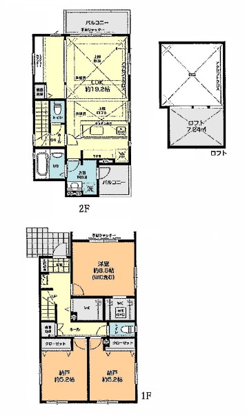 間取り:2号棟間取図