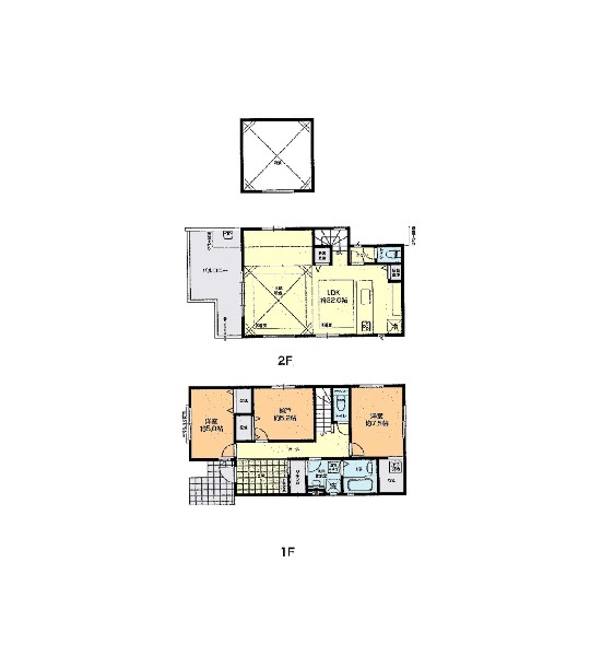 間取り:１号棟間取図