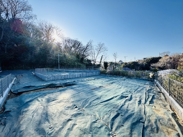 外観:第一種低層住居専用地域の良好な住環境が保たれたエリア。空が広く緑の多い閑静な趣を感じる環境です。