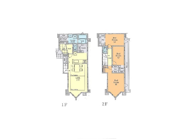 間取り:１号棟間取図