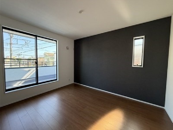 アクセントクロスがおしゃれなデザイナーズ住宅です。