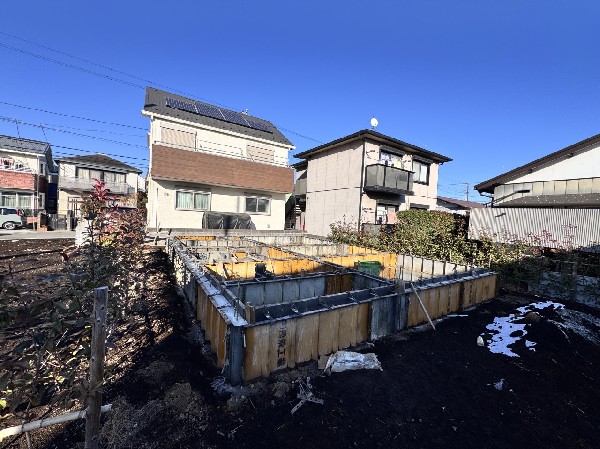 外観:これから新しく新築戸建ての建築が始まります！