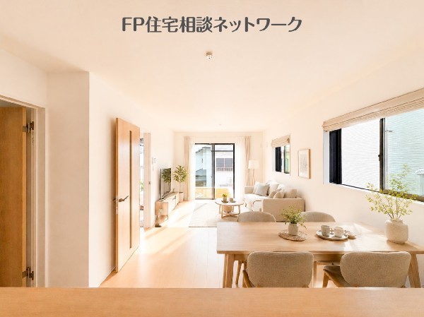 キッチンからの景色は重要。日々の出来事が思い出に。※画像はAI加工され家具等は価格に含まれません