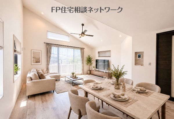 開放感あるLDK♪（本画像はAI加工済みであり、現地に家具等はなく価格にも含まれていません）