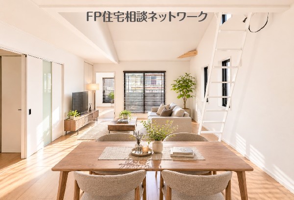 2階リビングでプライバシーを確保。（※画像はAI加工済みで、現地家具は価格に含まれません）