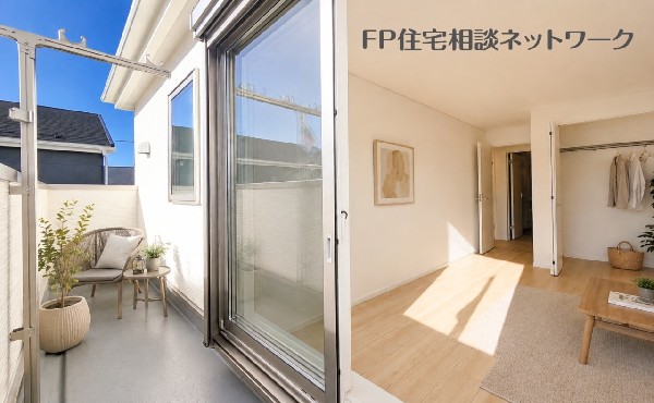 南からの光と風が心地よい、陽だまりの開放的な空間。（※画像はAI CG加工となり家具は含まれません）