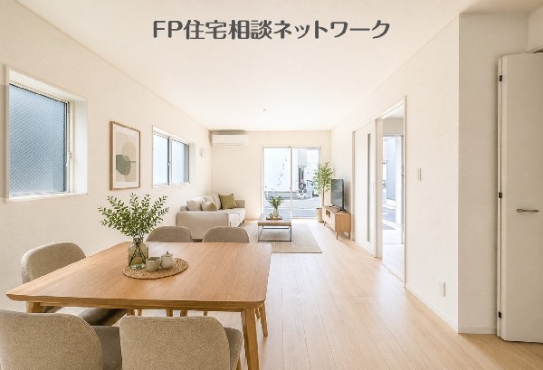 多面採光で明るく、家具も配置しやすいこだわりの間取り。（※画像はAI CG加工となり家具は含まれません）