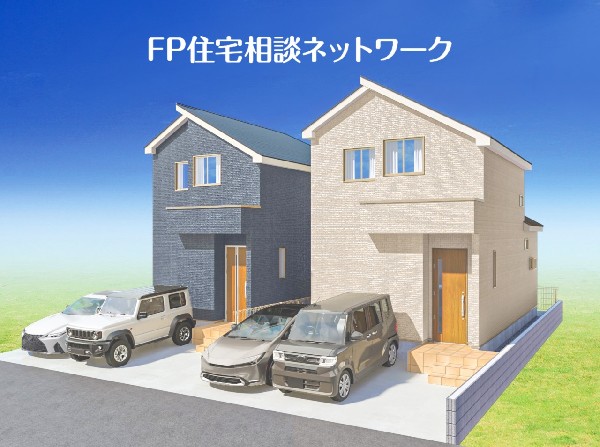外観:閑静な住宅地に馴染む落ち着いた色合いの外観。※完成イメージのため、実際とは少し異なる場合があります