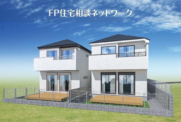 外観:落ち着きのある第一種低層住居専用地域に位置しています。※完成イメージパース