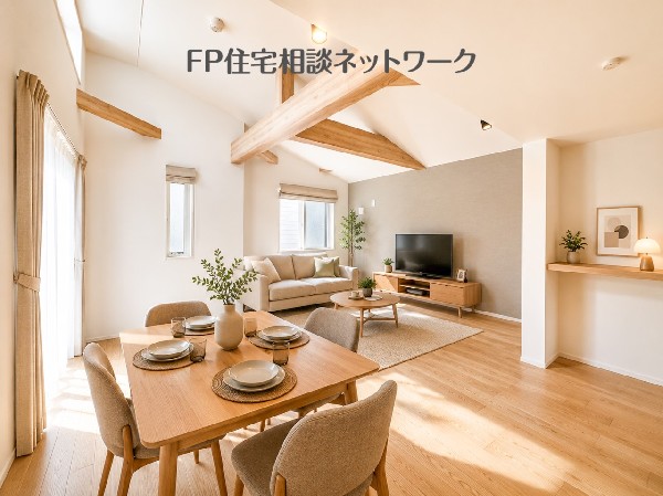 家族団らん空間♪（本画像はAI加工済みであり、現地に家具等はなく価格にも含まれていません  